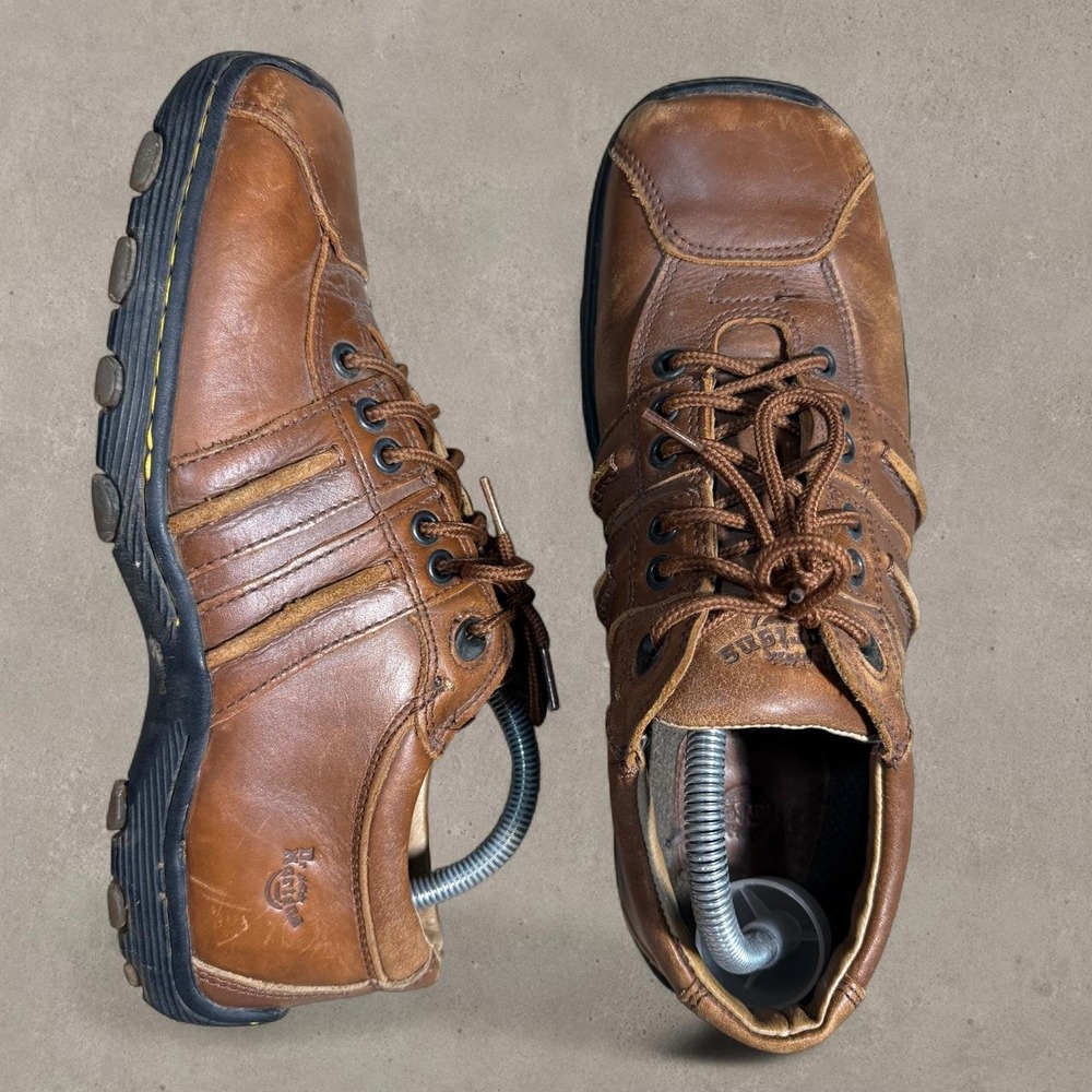 Dr. Martens 90s Y2K Air Wave square toe Brown Leather Shoes Men's US 8